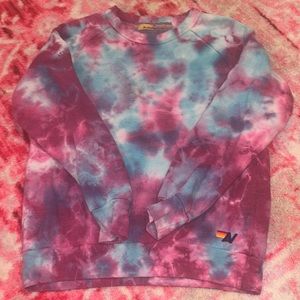 Aviator Nation Tye Dye Crew Neck/Hoodie - image 1